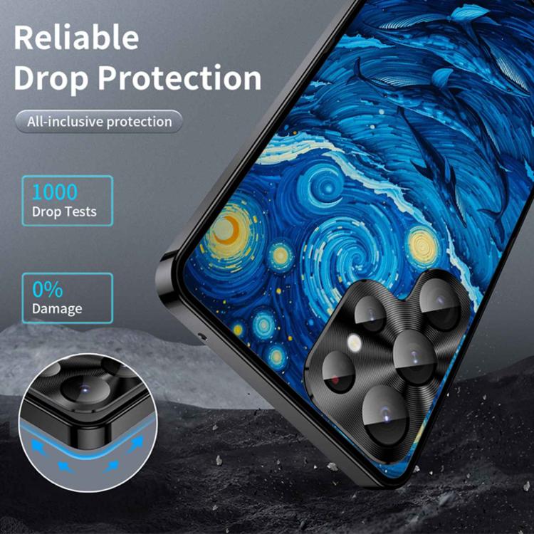 For Samsung Galaxy S23 Ultra 5G Metal Frame UA Color Printed Magnetic Shockproof Phone Case