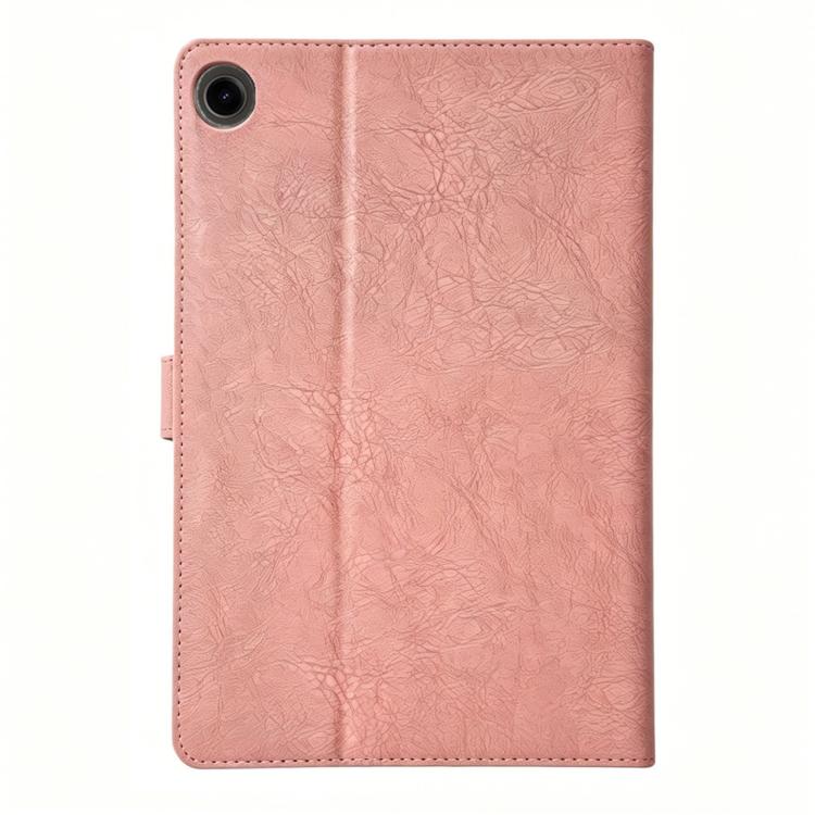 For Samsung Galaxy Tab A11+ / A9+ Magpie Embossed Vegan Leather Tablet Case