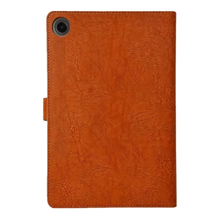 For Samsung Galaxy Tab A8 2021 X200 Magpie Embossed Vegan Leather Tablet Case