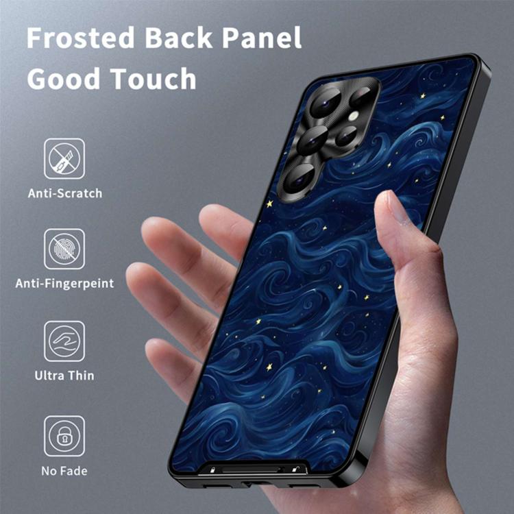 For Samsung Galaxy S26 Ultra 5G Metal Frame UA Color Printed Magnetic Shockproof Phone Case