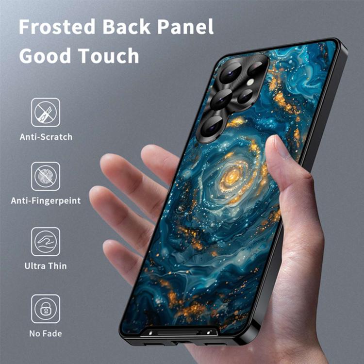 For Samsung Galaxy S26 Ultra 5G Metal Frame UA Color Printed Magnetic Shockproof Phone Case