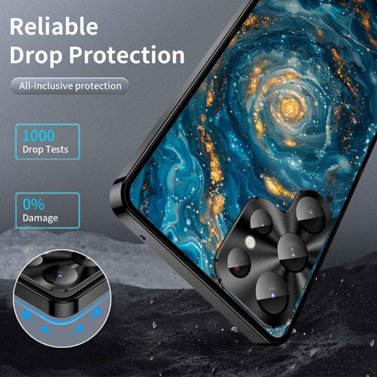 For Samsung Galaxy S26 Ultra 5G Metal Frame UA Color Printed Magnetic Shockproof Phone Case