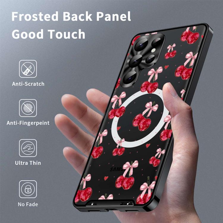 For Samsung Galaxy S26 Ultra 5G Metal Frame UA Color Printed Magnetic Shockproof Phone Case