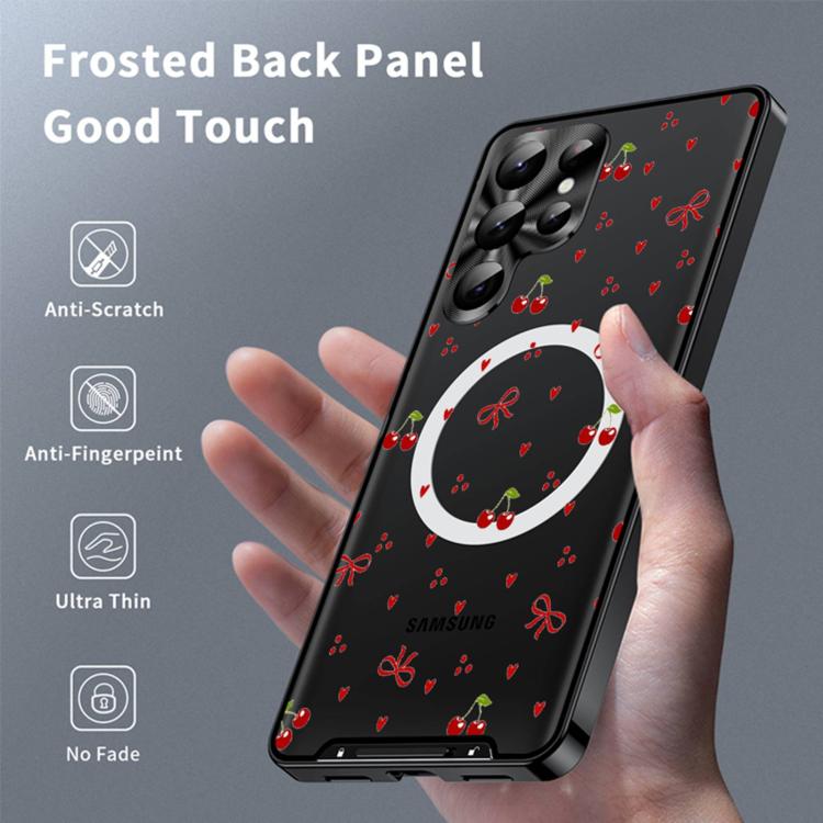 For Samsung Galaxy S26 Ultra 5G Metal Frame UA Color Printed Magnetic Shockproof Phone Case