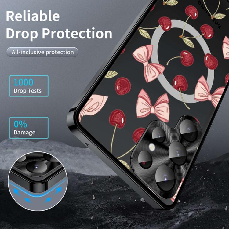 For Samsung Galaxy S26 Ultra 5G Metal Frame UA Color Printed Magnetic Shockproof Phone Case