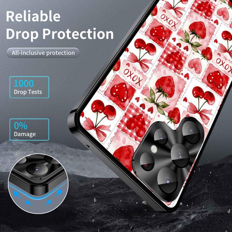For Samsung Galaxy S26 Ultra 5G Metal Frame UA Color Printed Magnetic Shockproof Phone Case