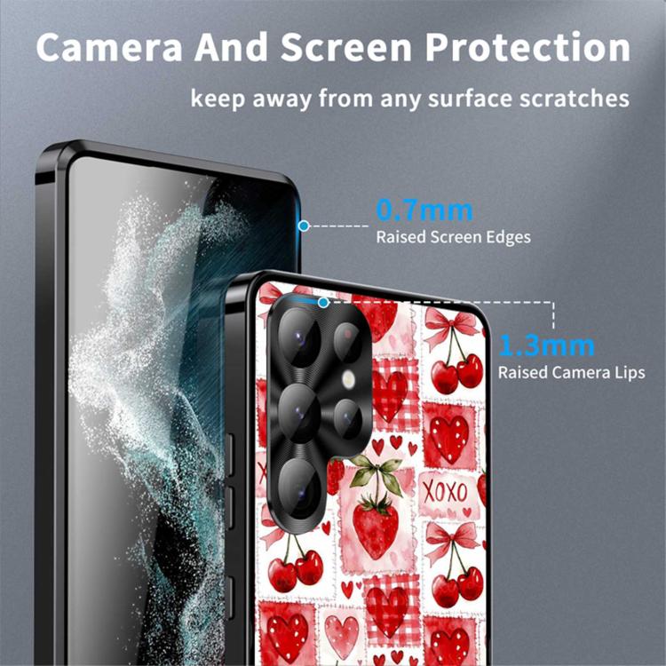 For Samsung Galaxy S26 Ultra 5G Metal Frame UA Color Printed Magnetic Shockproof Phone Case