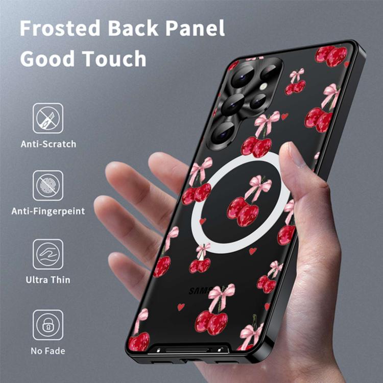 For Samsung Galaxy S26 Ultra 5G Metal Frame UA Color Printed Magnetic Shockproof Phone Case