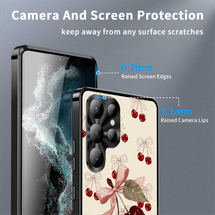For Samsung Galaxy S26 Ultra 5G Metal Frame UA Color Printed Magnetic Shockproof Phone Case