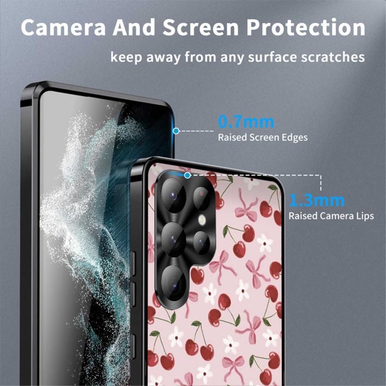 For Samsung Galaxy S26 Ultra 5G Metal Frame UA Color Printed Magnetic Shockproof Phone Case