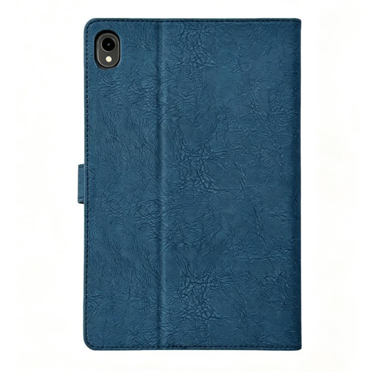 For Samsung Galaxy Tab S11 Magpie Embossed Vegan Leather Smart Tablet Case