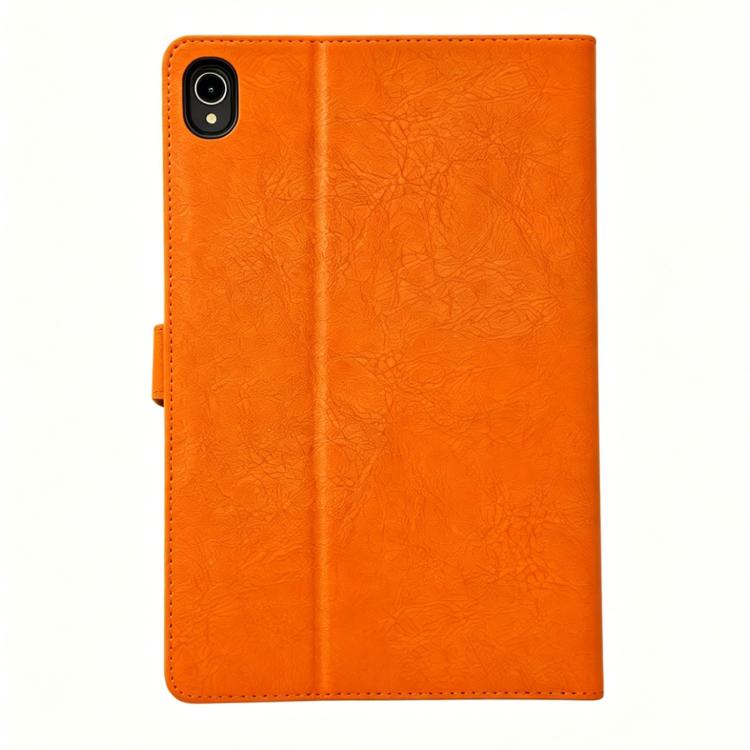 For Samsung Galaxy Tab S11 Magpie Embossed Vegan Leather Smart Tablet Case