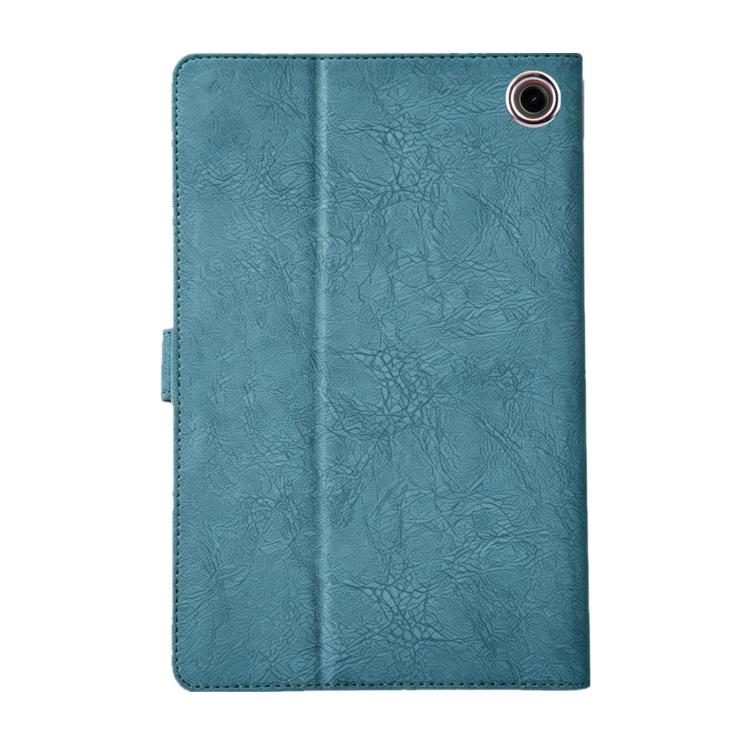 For Amazon Kindle Fire HD8 2024 / 2022 Magpie Embossed Vegan Leather Smart Tablet Case