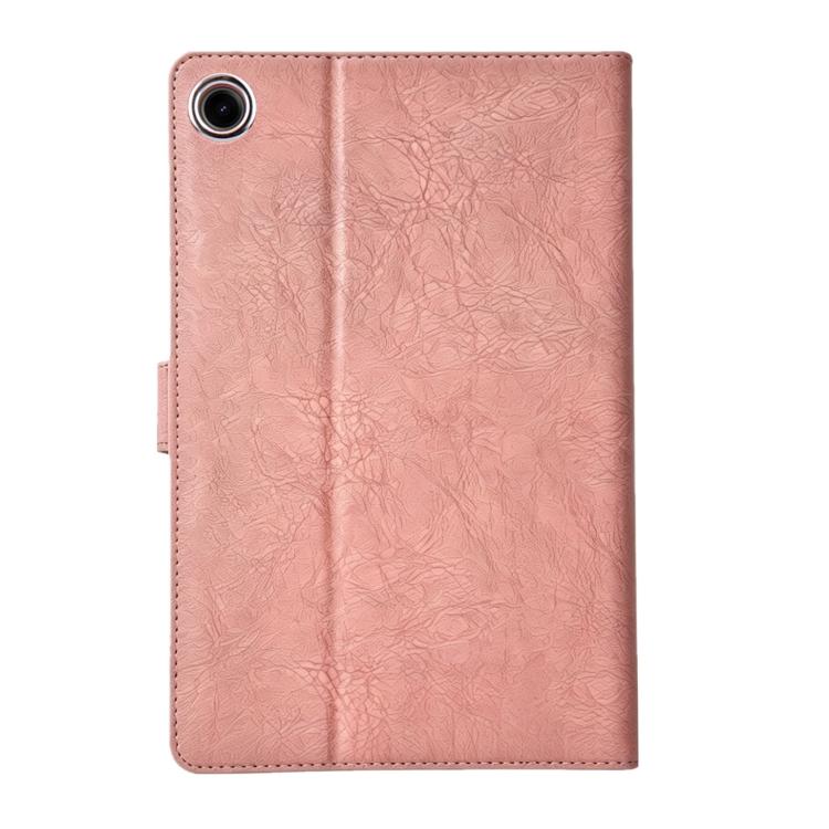 For Amazon Kindle Fire HD8 2018 / 2017 Magpie Embossed Vegan Leather Smart Tablet Case