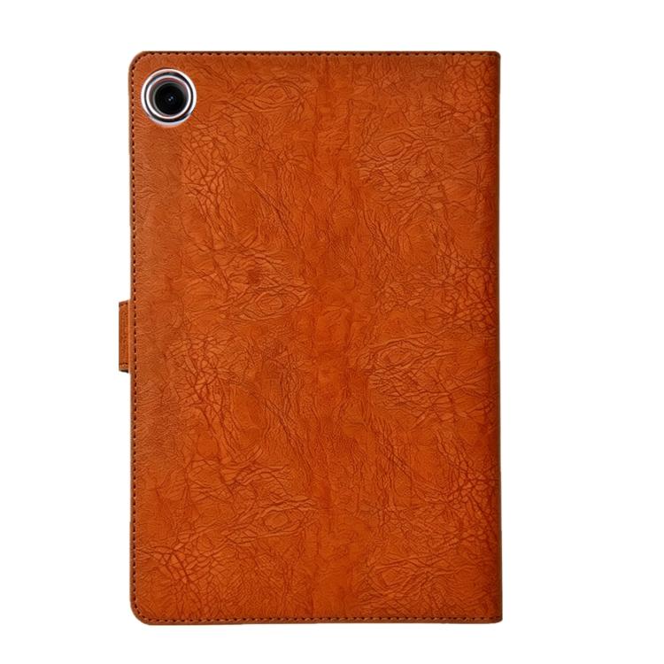 For Amazon Kindle Fire HD10 2019 / 2017 Magpie Embossed Vegan Leather Smart Tablet Case