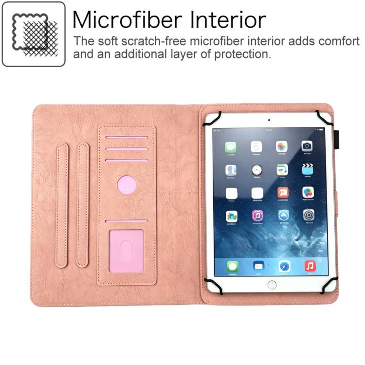 7-8 inch Magpie Embossed Vegan Leather Tablet Cover