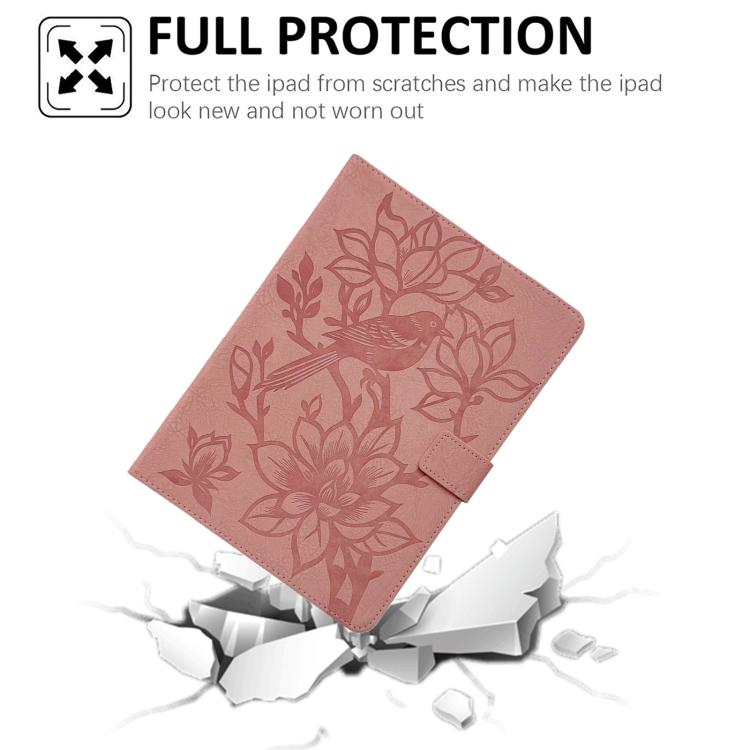 10 inch Magpie Embossed Vegan Leather Tablet Cover