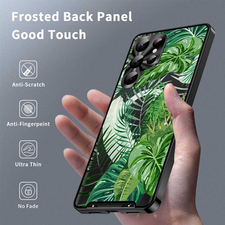 For Samsung Galaxy S26 Ultra 5G Metal Frame UA Color Printed Magnetic Shockproof Phone Case