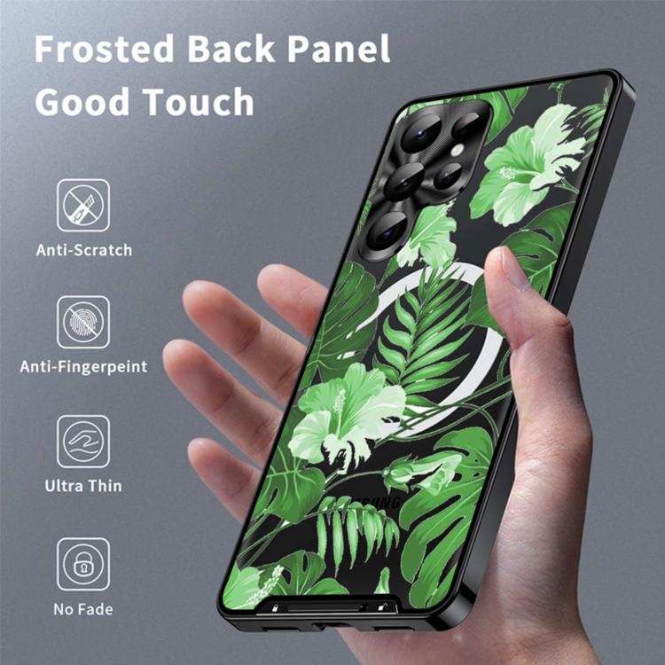 For Samsung Galaxy S26 Ultra 5G Metal Frame UA Color Printed Magnetic Shockproof Phone Case