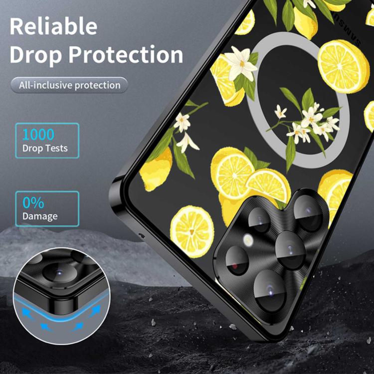 For Samsung Galaxy S26 Ultra 5G Metal Frame UA Color Printed Magnetic Shockproof Phone Case