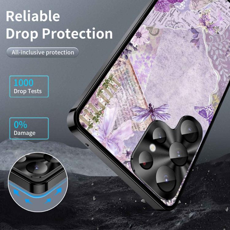 For Samsung Galaxy S26 Ultra 5G Metal Frame UA Color Printed Magnetic Shockproof Phone Case