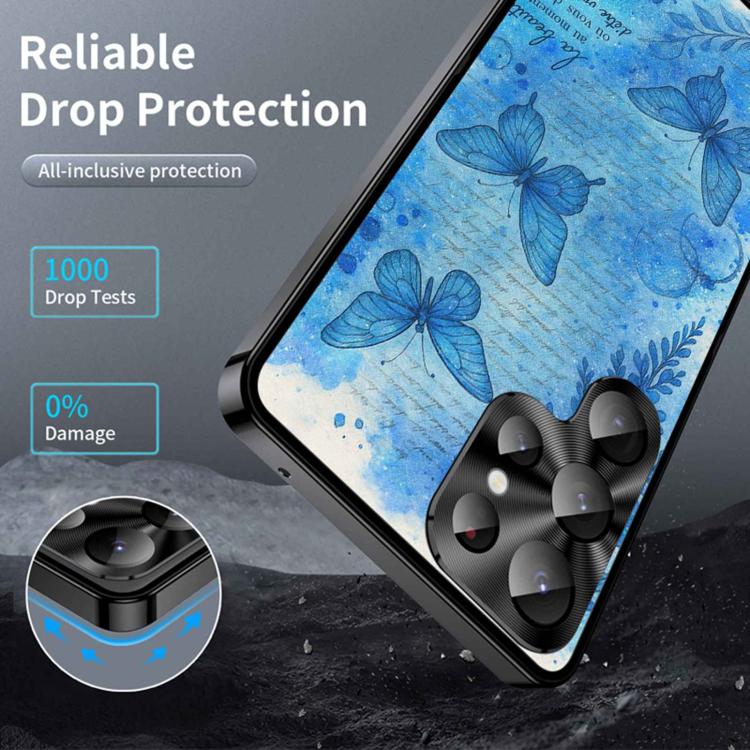 For Samsung Galaxy S26 Ultra 5G Metal Frame UA Color Printed Magnetic Shockproof Phone Case