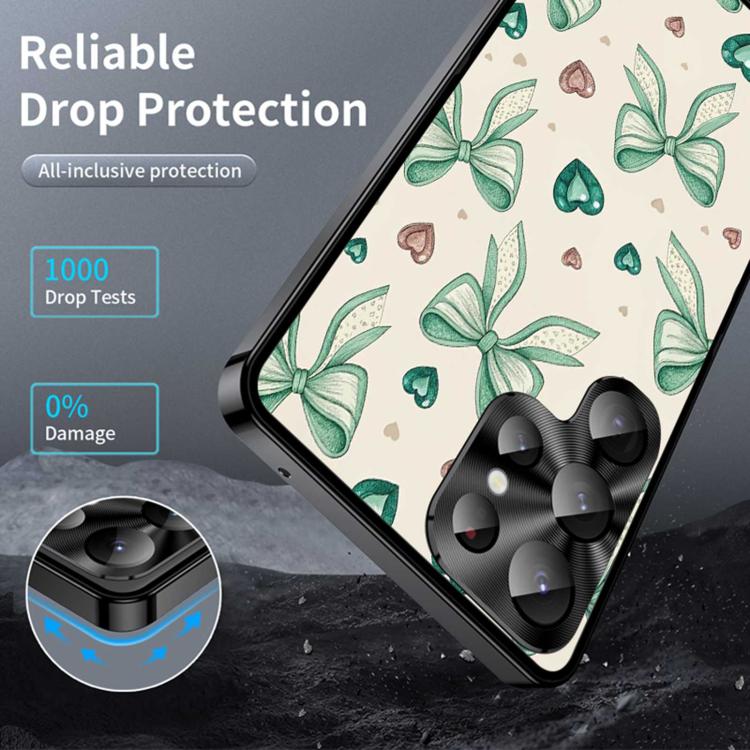 For Samsung Galaxy S26 Ultra 5G Metal Frame UA Color Printed Magnetic Shockproof Phone Case