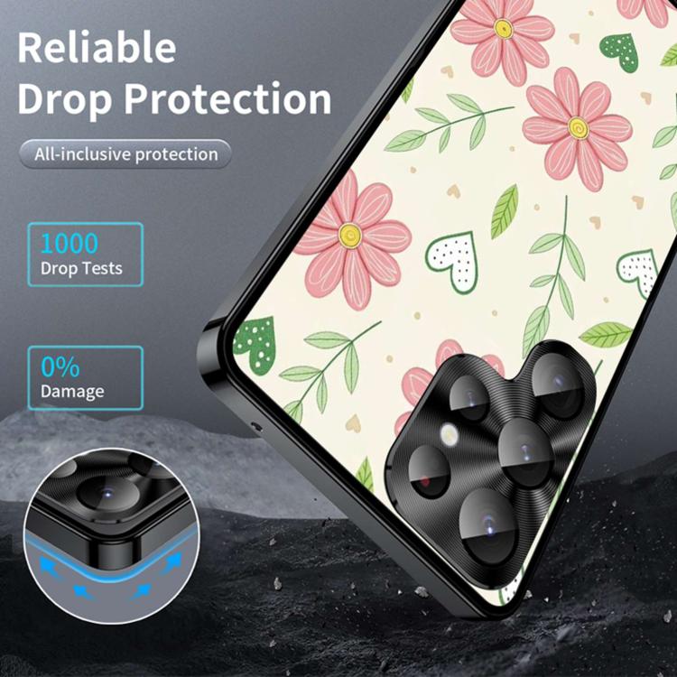 For Samsung Galaxy S26 Ultra 5G Metal Frame UA Color Printed Magnetic Shockproof Phone Case