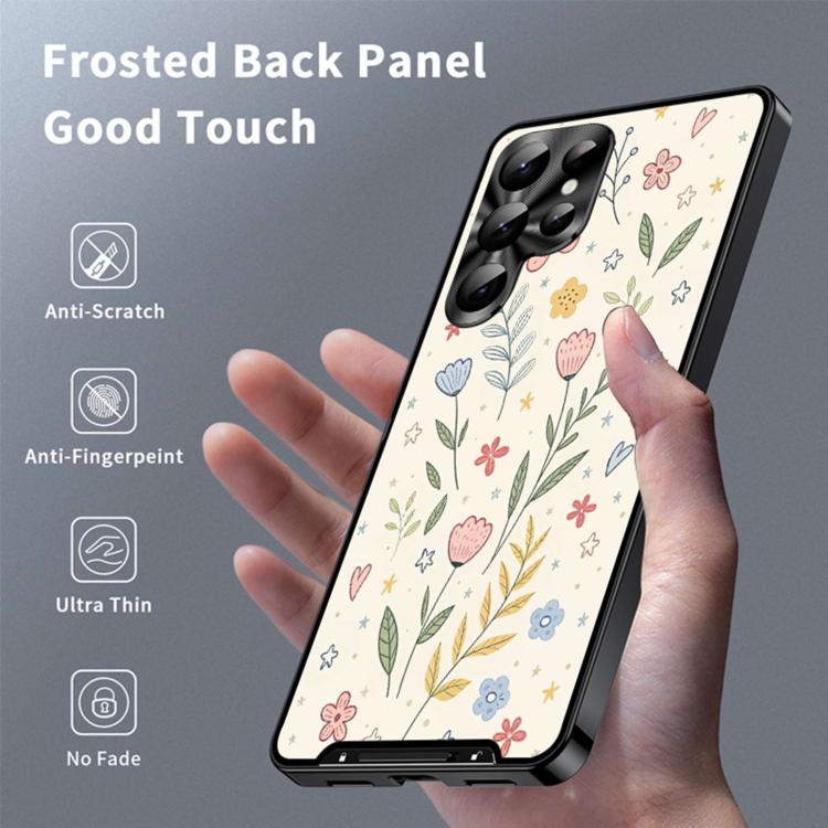 For Samsung Galaxy S26 Ultra 5G Metal Frame UA Color Printed Magnetic Shockproof Phone Case