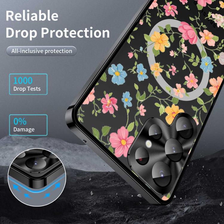 For Samsung Galaxy S26 Ultra 5G Metal Frame UA Color Printed Magnetic Shockproof Phone Case