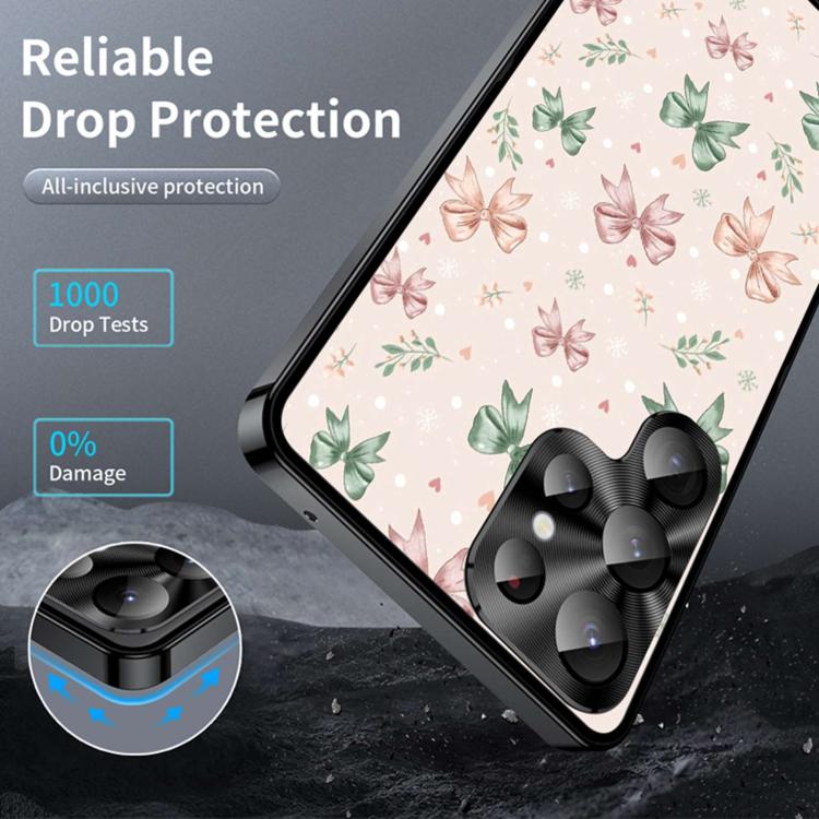 For Samsung Galaxy S26 Ultra 5G Metal Frame UA Color Printed Magnetic Shockproof Phone Case