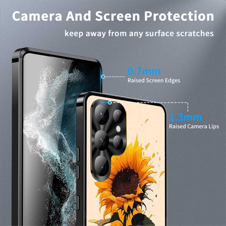 For Samsung Galaxy S26 Ultra 5G Metal Frame UA Color Printed Magnetic Shockproof Phone Case