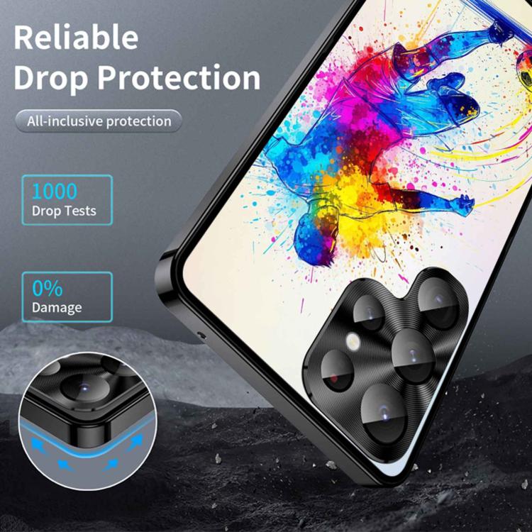 For Samsung Galaxy S26 Ultra 5G Metal Frame UA Color Printed Magnetic Shockproof Phone Case
