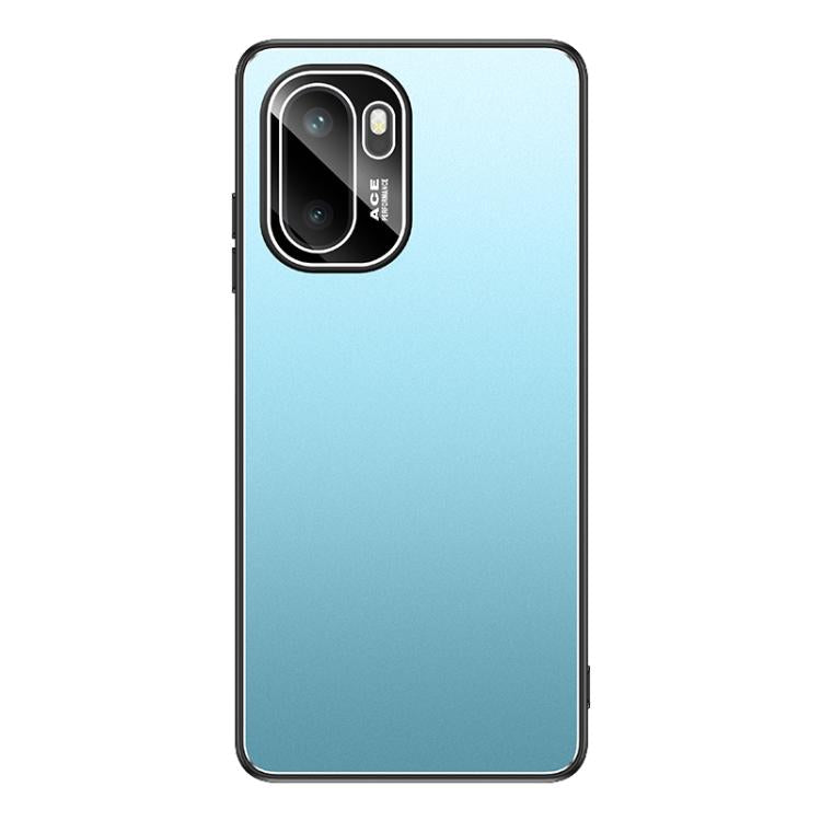For OnePlus Ace 6 Golden Shield Metal Frosted Lens Film Phone Case