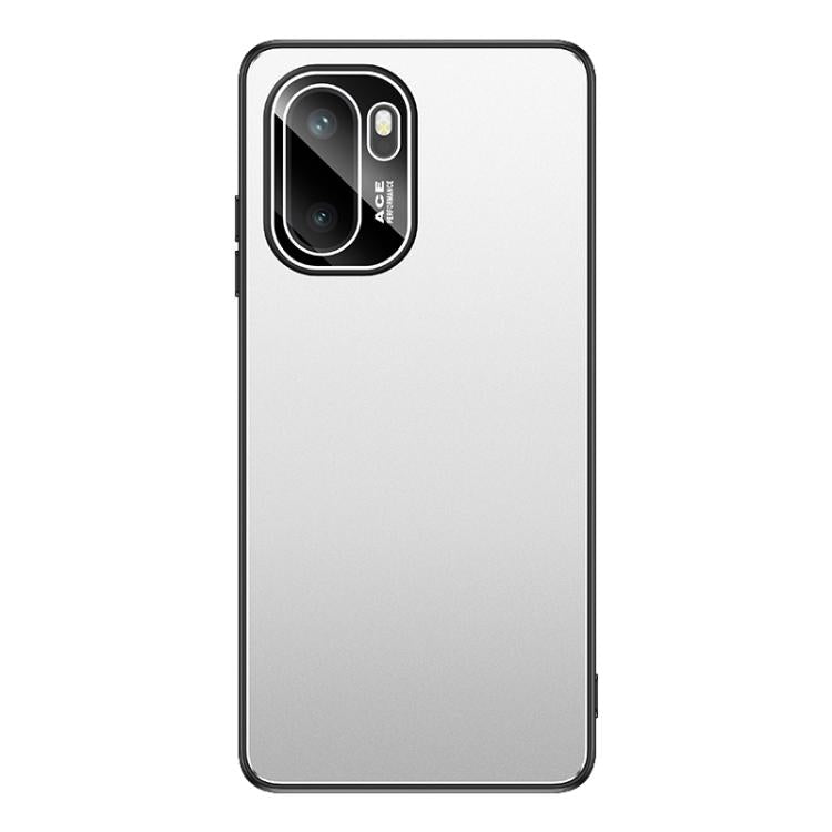 For OnePlus Ace 6 Golden Shield Metal Frosted Lens Film Phone Case