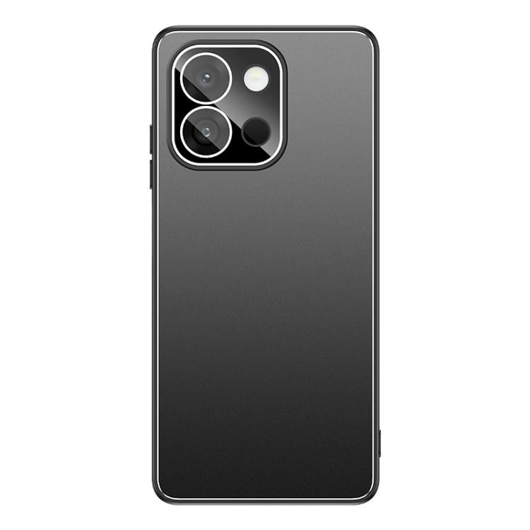 For OnePlus 13T Golden Shield Metal Frosted Lens Film Phone Case