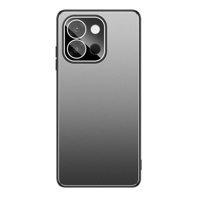 For OnePlus 13T Golden Shield Metal Frosted Lens Film Phone Case