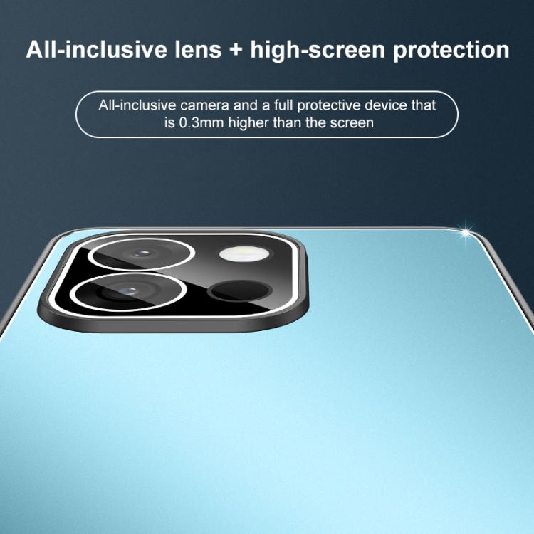 For OnePlus 13T Golden Shield Metal Frosted Lens Film Phone Case