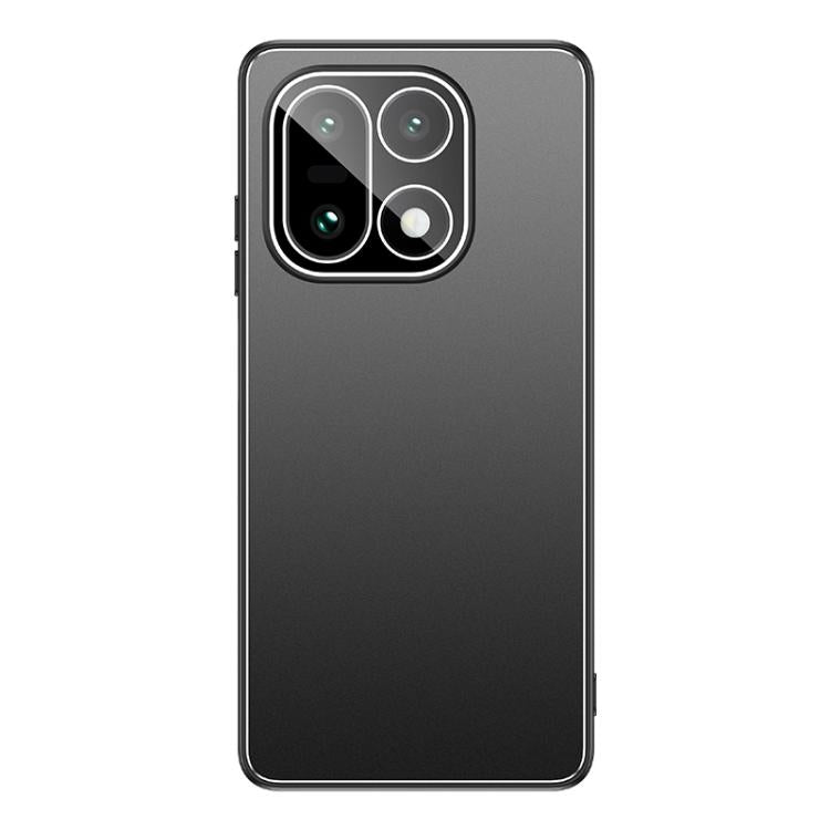 For OnePlus 15 Golden Shield Metal Frosted Lens Film Phone Case