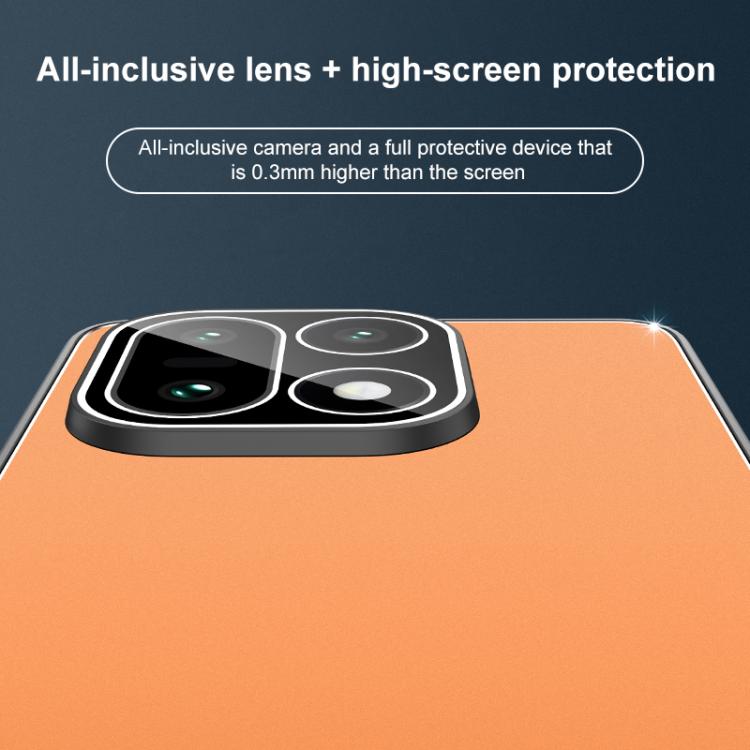 For OnePlus 15 Golden Shield Metal Frosted Lens Film Phone Case