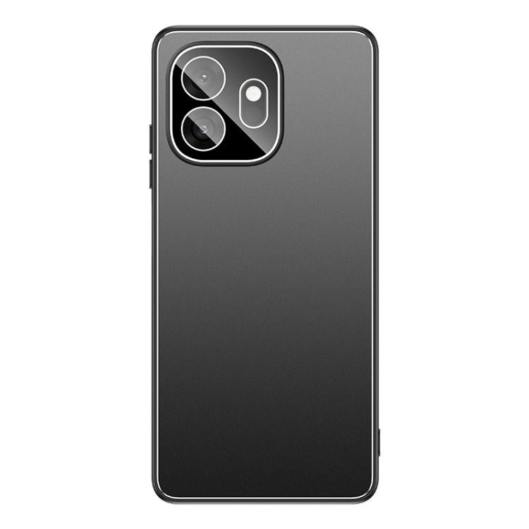 For OnePlus 15T Golden Shield Metal Frosted Lens Film Phone Case