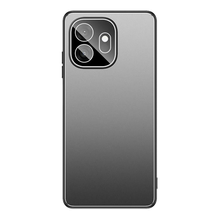 For OnePlus 15T Golden Shield Metal Frosted Lens Film Phone Case