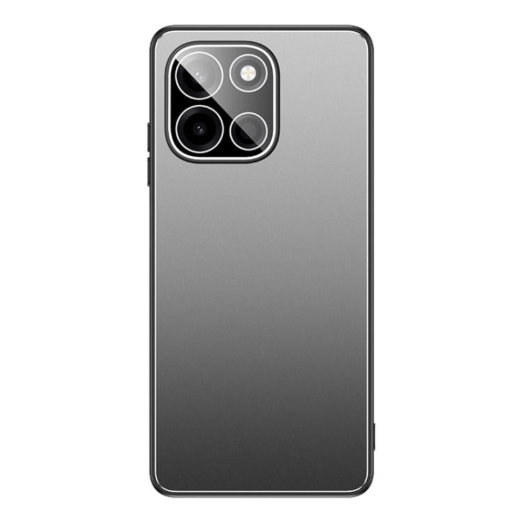 For OnePlus Turbo 6 Golden Shield Metal Frosted Lens Film Phone Case