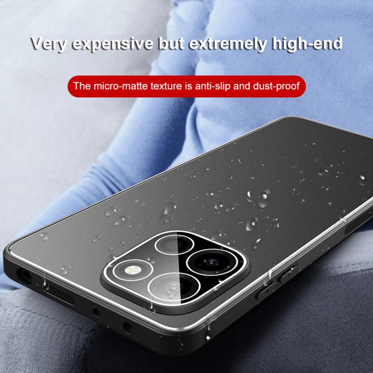 For OnePlus Turbo 6 Golden Shield Metal Frosted Lens Film Phone Case