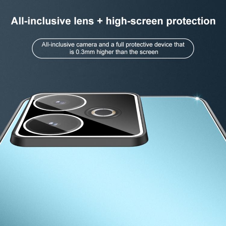 For Realme GT 7 Golden Shield Metal Frosted Lens Film Phone Case