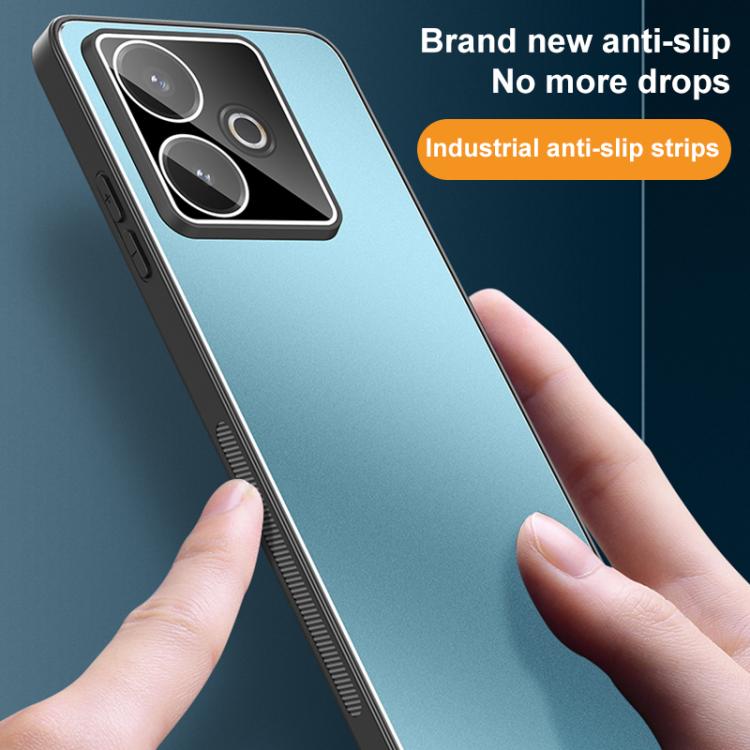 For Realme GT 7 Golden Shield Metal Frosted Lens Film Phone Case