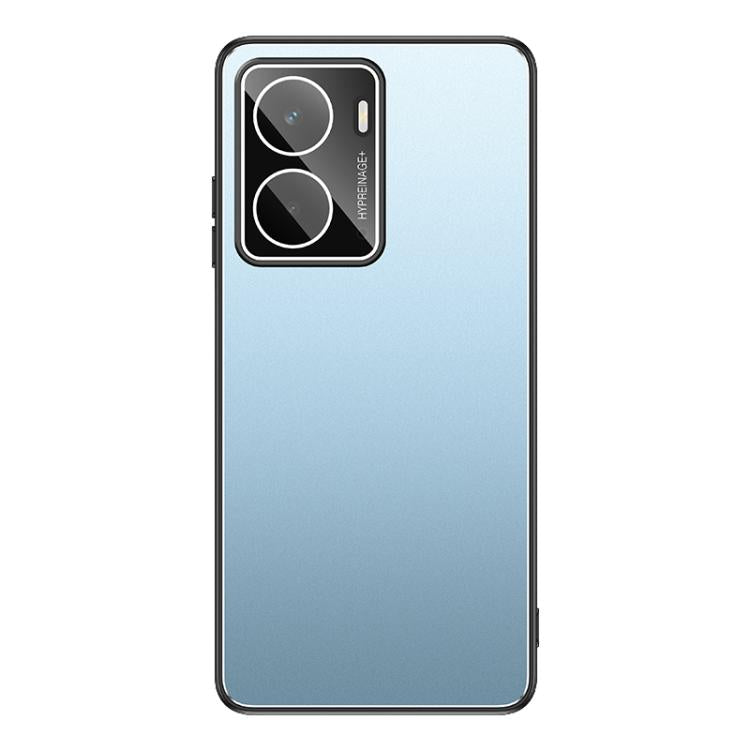 For Realme Neo7x Golden Shield Metal Frosted Lens Film Phone Case