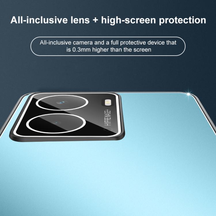 For Realme Neo7 SE Golden Shield Metal Frosted Lens Film Phone Case