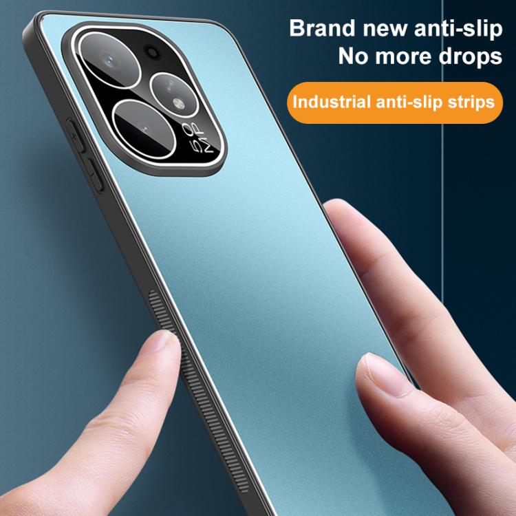 For Realme Neo7 Turbo Golden Shield Metal Frosted Lens Film Phone Case