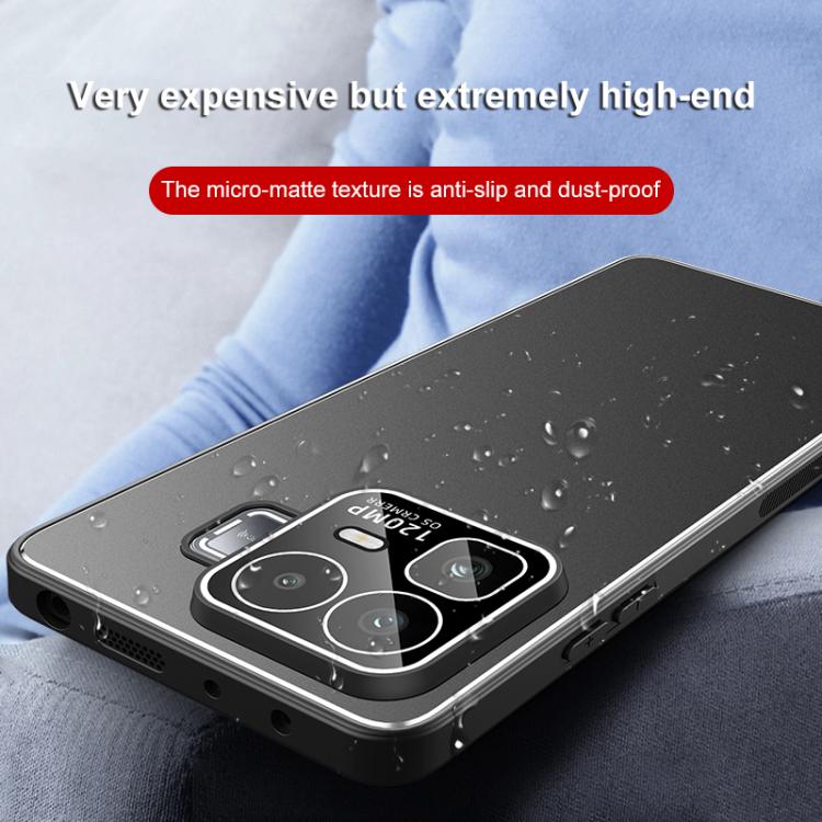 For Realme Neo8 5G Golden Shield Metal Frosted Lens Film Phone Case